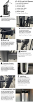Équipement de gym à usage commercial, appareil de fitness haut de gamme, vente en gros directe d'usine, Lat Pull Down