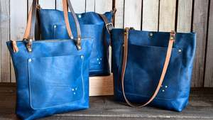 Sac à main en cuir de style anglais pour femme avec bandoulière et ceinture, sac fourre-tout en toile multicolore avec logo personnalisé ILU-0029 - Product Image 4