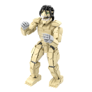 NUOVO Set di Costruzioni Anime L'Attacco dei Giganti, Modello Scenico in Plastica per Bambini, Blocchi MOC, Puzzle Giocattolo 728 Pezzi - Product Image 1