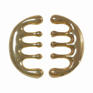 เครื่องมือขูดหนังศีรษะแบบพกพา ทำจากโลหะสีทองคุณภาพดีที่สุด - Product Image 2