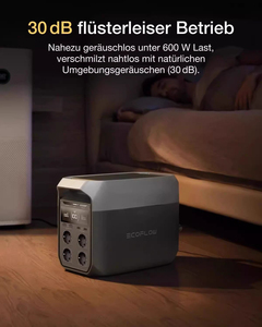 แบตเตอรี่สำรองพลังงานสำหรับใช้งานกลางแจ้ง EU Ecoflow DELTA 3 ชาร์จเร็ว  แหล่งจ่ายไฟฉุกเฉิน 1024Wh 1500W LiFePO4 สถานีพลังงานแบบพกพาสำหรับใช้งานกลางแจ้ง - Product Image 4