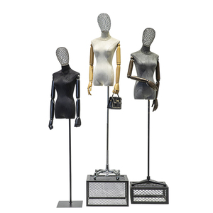 Mode <span class=keywords><strong>Dummy</strong></span> Model <span class=keywords><strong>Plastic</strong></span> Transparant Bovenvorm Ondergoed Vrouwelijk Lichaam Buste Mannequin Torso Voor Lingerie Kleding - Product Image 6