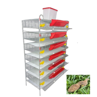 Système de cage à cailles robuste pour une production d'œufs efficace et l'élevage avicole