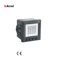 Compteur d'énergie triphasé programmable Acrel AMC72L-AI3 avec écran LCD, haute précision et communication RS485 Modbus-RTU