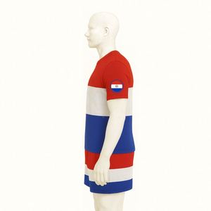 Kit d'entraînement de football thème Paraguay, maillot et short de football par sublimation, édition fan, uniforme - Prix usine - Product Image 3