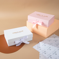 Boîte d'emballage cadeau pour chaussures de boxe avec logo personnalisé, boîtes d'expédition pour vêtements en gros, boîte à courrier en papier pour cosmétiques pour petites entreprises