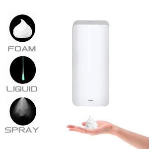 Nuovo Dispenser Automatico di Sapone Liquido con Sensore a Infrarossi Quadrato, Senza Contatto, 1000ml, per Bagno - Product Image 1