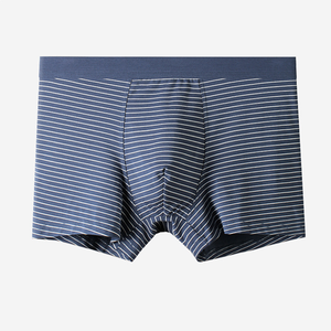 <strong>Men's</strong> Striped Modal Boxer <strong>Briefs</strong> Comfortable and Breathable Plus Size Inner Wear with Logo on Waist New <strong>Cheap</strong> Underwear - Product Image 6