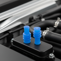 Connecteur AMP étanche en caoutchouc silicone bleu à 1 trou, référence 967056-1
