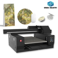 Impresora UV Plana de 6090 cm, Plotter de Inyección de Tinta Digital, Máquina de Impresión LED para Carcasas de Teléfono, Cerámica, Vidrio, Madera