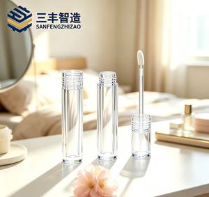หลอดลิปกลอสแบบใสขุ่น ขนาด 4.5 มล. คุณภาพสูง สีตามสั่ง หลอดพลาสติกเปล่าสำหรับใส่ลิปบาล์ม สำหรับอุปกรณ์แต่งหน้า - Product Image 1