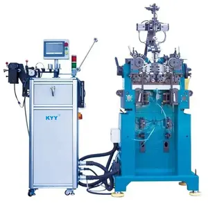 Kyy Auto Dubbel-Hoofd Y Tanden Rits Maken Machine, Rits Metalen Tanden Machine, Metalen Rits Maken Machine