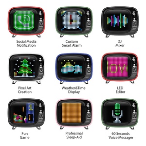 Divoom Tivoo portátil Zar altavoz inalámbrico Bluetooth Pixel Art reloj LED reloj de alarma bocina Bluetooth - Product Image 2