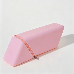Customized BPA Free Large Capacity Storage Bag Waterproof Silicone Pen Case Soft <b>Holder</b> Stationery Bag for Kid Promotional Gift - Product Image 3