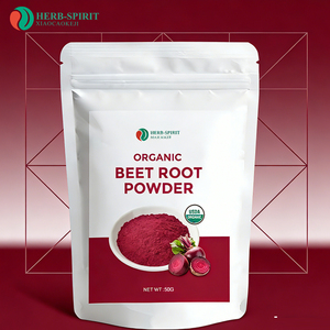Polvere di Barbabietola Biologica, Polvere di Succo di Barbabietola Rossa, Integratori di Barbabietola 50g, Polvere Aromatizzata al Barbabietola Rossa - Product Image 3