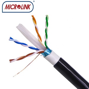 Vỏ bọc đôi PVC + PE Gigabit Mạng Ngoài trời FTP CAT6 LAN Cáp Cat 6 ngoài trời tinh khiết Đồng cáp Ethernet - Product Image 4