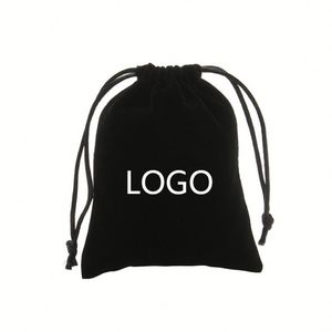 Custom logo Printing Logo Soft Light Blue Plush Velvet Pouch Packaging Velvet Pouch for Handbags <b>Shoes</b> Clothes Dust Bag - Product Image 2