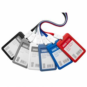 Wholesale Custom Work Id Card Holder <b>Polyester</b> Tool <b>Lanyard</b> with ID Card Badge Holder - Product Image 1