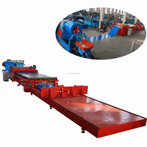 Metal Sheet Leveling Slitting Production Line Cropping Shear Simple Cut To Length Machine Transverse Shear Line