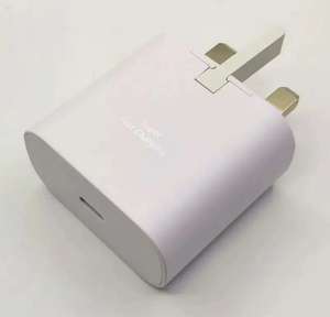 UK Plug 25W Super Fast Charging UK Adaptateur PD <span class=keywords><strong>Chargeur</strong></span> Câble USB pour <span class=keywords><strong>Samsung</strong></span> Galaxy <span class=keywords><strong>A33</strong></span> M53 S20 S21 S22 S23 Note 20 Ultra - Product Image 3