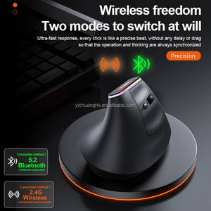 Ratón Inalámbrico Vertical Ergonómico con Diseño Vertical, 2.4G USB 2.0, 3 Velocidades DPI, Seguimiento Óptico, en Stock para Computadora Portátil - Product Image 2