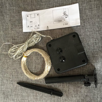 Guirlande lumineuse solaire LED Jochebed, dernière génération, 8 modes, Noël, IP65, extérieur, haute durabilité, rechargeable, à intensité variable, sans fil
