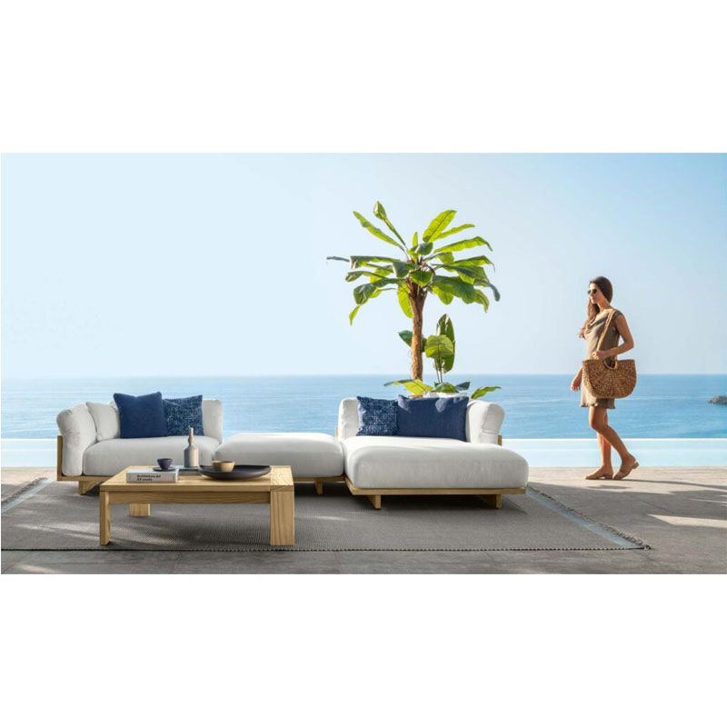 Factory customized patio garden teak outdoor furniture table outdoor coffee table