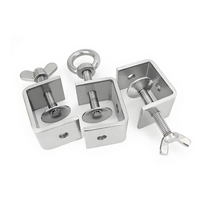 Personnalisation directe d'usine 304 pince à bois robuste en acier inoxydable C-Clip G-Clamp Tiger Clamp pouce/mesure métrique