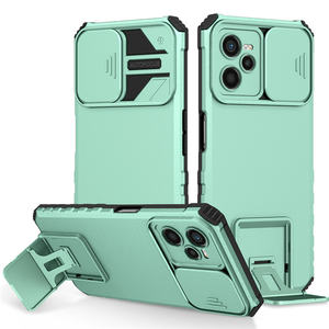 Combo 2 en 1 ventana deslizante soporte estereoscópico funda de teléfono anticaída para OPPO Realme C35/C31/C21/C20/C17/C15/5I/7i/C21Y - Product Image 5