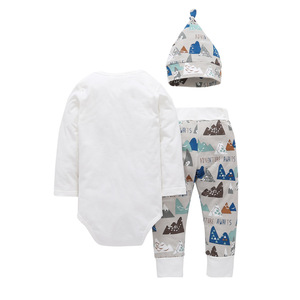 Ropa de Estilo Coreano para Bebés Recién Nacidos, Trajes de Algodón Unisex para Bebés, Como se Muestra en la Imagen, Venta al por Mayor en el Puerto de Guangzhou - Product Image 2