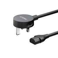 Británico Bs1363 3 Pin Uk Plug Pc Laptop Computer Monitor 10a 250V Laptop Cable de alimentación con Iec 320 C13 Cable de alimentación