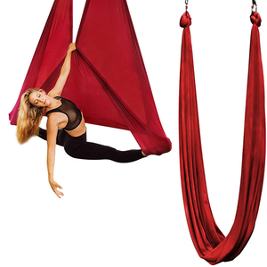 QIDIAN 5*2.8m Hamaca de Yoga Aérea Portátil y Duradera, Equipo para Danza Acrobática, Fitness, Pilates, Material de Nailon - Product Image 1