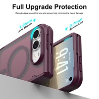 Coque de téléphone magnétique pliable antichoc pour iPhone 18 Pro Duo, coque de téléphone anti-chute mate pour iPhone 18 Pro Max