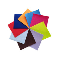 Tableau d'affichage en feutre 100 % polyester uni, écologique, respirant, à points autocollants, résistant aux taches et lavable pour l'école et le bureau
