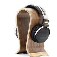 Support de casque de bureau multifonctionnel en alliage d'aluminium en forme de U avec gel de silicone, finition brillante, écologique, pour affichage et rangement