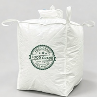 Conteneur FIBC en vrac, sûr pour les aliments, avec panneau en U, couture sur 4 côtés, boucle supérieure, bec verseur inférieur, avec doublure PE, anti-poussière, pour la logistique du riz, de la farine et du sucre