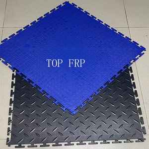 Good Quality 500*500*6mm Workshop PVC Flooring Tiles Car Repair Shop Garage Interlocking PVC Floor Mats - Product Image 5