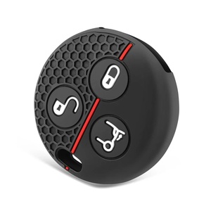 Étui de protection en silicone pour clé de voiture Mercedes Benz <span class=keywords><strong>SMART</strong></span> <span class=keywords><strong>Fortwo</strong></span> 450 Forfour Roadster City - Product Image 4