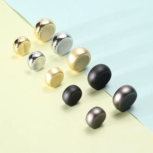 Tirador Redondo Moderno de un Solo Agujero para Cajones, Perilla Ergonómica de Aleación de Zinc para Armarios de Dormitorio, Baño y Almacén, Venta al por Mayor - Product Image 1