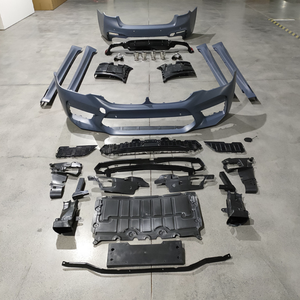 Para <span class=keywords><strong>BMW</strong></span> 2018-2020 Kit de carrocería para G30 actualización a nuevo estilo G30 LCI M5 incluye faldón lateral de parachoques de coche con parrilla para 2021 + nuevo tipo - Product Image 3