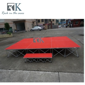 เวทีพับได้อลูมิเนียม RK แบบพกพาสำหรับงานแต่งงาน งานอีเว้นท์ ติดตั้งบนพื้น น้ำหนักเบา เหมาะสำหรับใช้งานกลางแจ้ง - Product Image 6