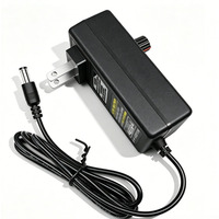 Adaptateur secteur mural à découpage variable de haute qualité, personnalisé, 3-12V 2A 1A 24W 50/60HZ, avec prises US, UK, AU, pour moteur et bande LED