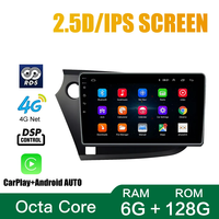 Pour HONDA INSIGHT 2009 LHD Radio Headunit dispositif Double 2 Din octa-core Quad Android voiture stéréo GPS Navigation Carplay
