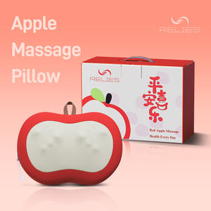 Regalo del Festival del Medio Otoño, almohada de masaje de fruta roja Shu, cojín para el hogar para Cervical, espalda, cintura, hombro, cuerpo de masaje de manzana - Product Image 1
