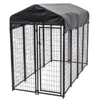 Prix d'usine vente en gros chine fournisseur 10x10x6 pieds grande cage pour chien chenil en métal pour chien de haute qualité à bas prix