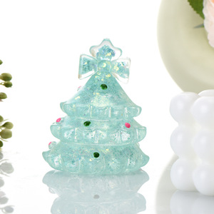 Juguete Blandito de Árbol de Navidad de Venta Caliente, Relleno de Maltosa, que Brilla en la Oscuridad, de Ascenso Lento, Sensorial, Antiestrés, Regalo - Product Image 5