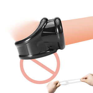 Juguete sexual para adultos, anillo para pene con triple bloqueo, te ayuda a ser más grande y más fuerte, te permite ser más fuerte, grueso y duro, y muy erguido - Product Image 2