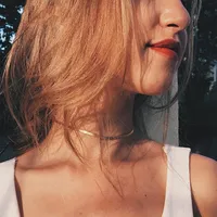 Collier pour femme eManco en acier inoxydable couleur or, style minimaliste, chaîne serpent, élégant pour le quotidien, le bureau, bijoux chics