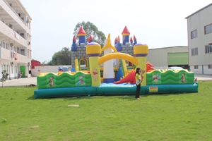 Gran Oferta: Castillo Hinchable de PVC de Colores para Niños, Ideal para Jardín y Patio, Castillo Hinchable Grande para Saltar - Product Image 4