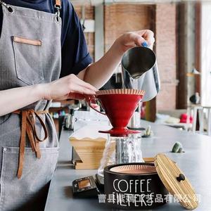 กล่องเก็บตัวกรองกาแฟ ฝาไม้ทรงกลม มีช่องสำหรับทำกาแฟ - Product Image 2